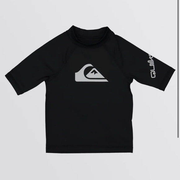 Quiksilver Boys All Time Short Sleeve UPF 50 Rash Vest 2T - Picture 1 of 6